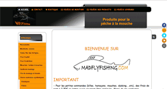 Desktop Screenshot of madflyfishing.com