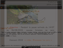 Tablet Screenshot of madflyfishing.com